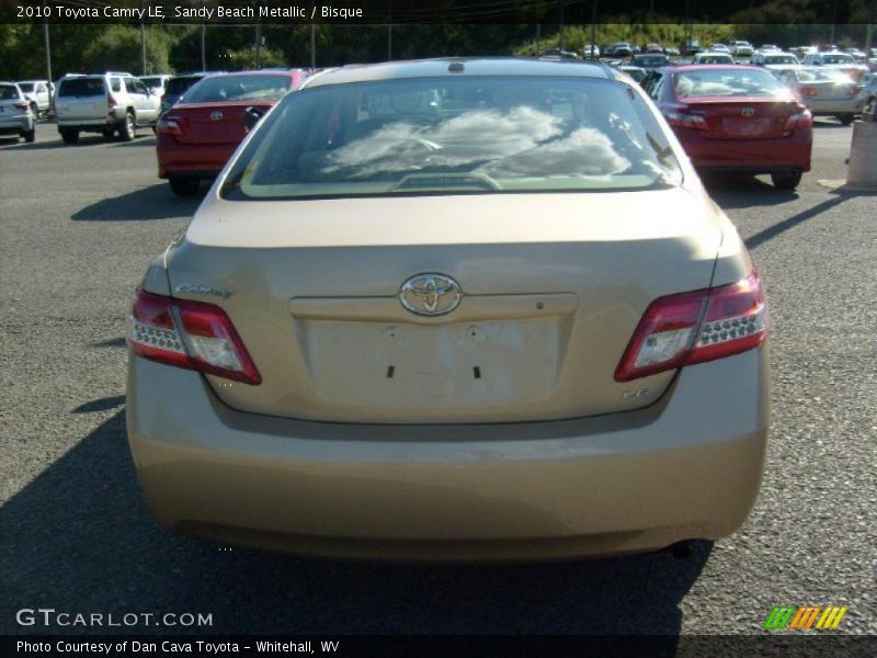 Sandy Beach Metallic / Bisque 2010 Toyota Camry LE
