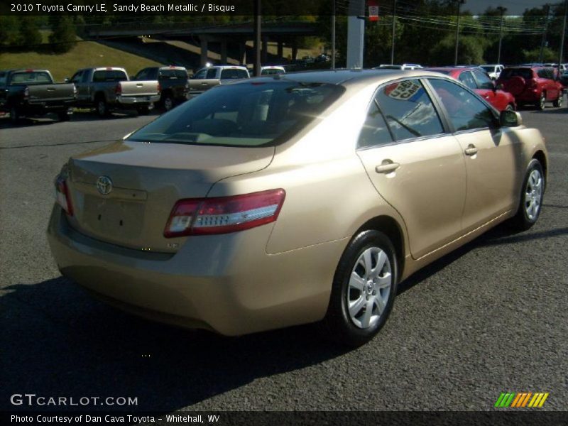 Sandy Beach Metallic / Bisque 2010 Toyota Camry LE