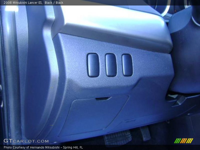 Black / Black 2008 Mitsubishi Lancer ES