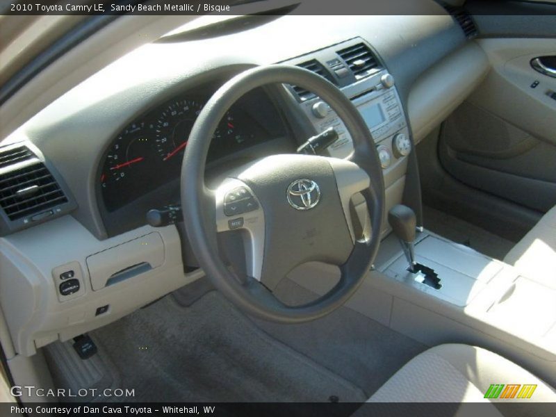 Sandy Beach Metallic / Bisque 2010 Toyota Camry LE