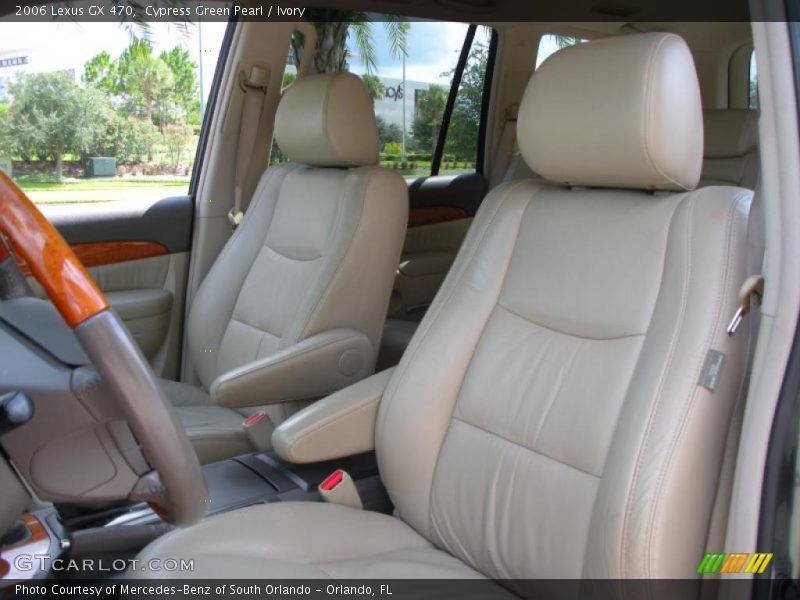 Cypress Green Pearl / Ivory 2006 Lexus GX 470