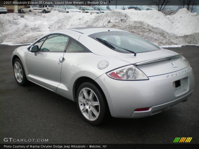 Liquid Silver Metallic / Medium Gray 2007 Mitsubishi Eclipse SE Coupe