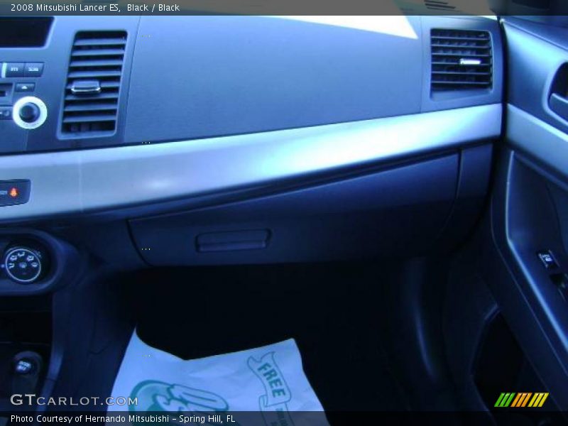 Black / Black 2008 Mitsubishi Lancer ES