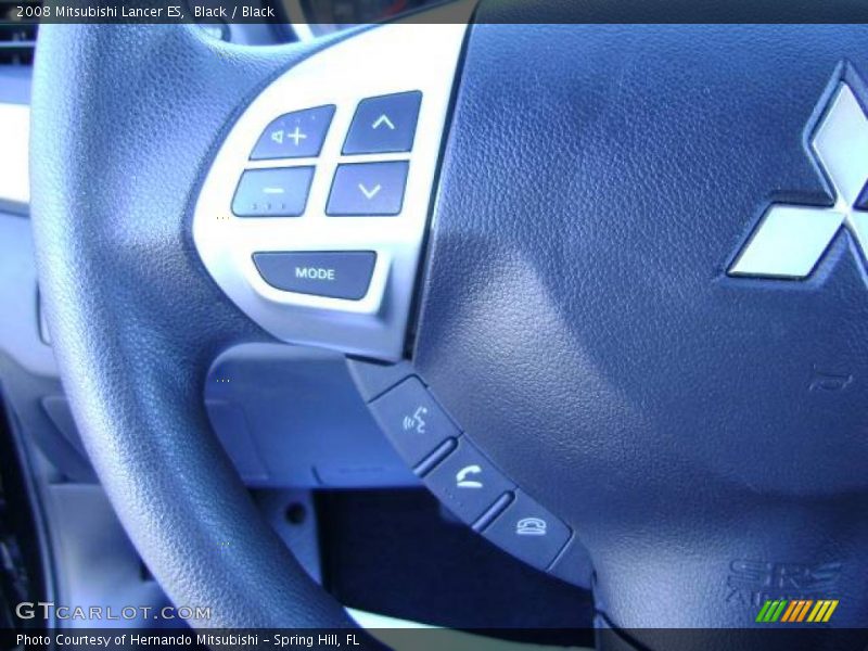 Black / Black 2008 Mitsubishi Lancer ES