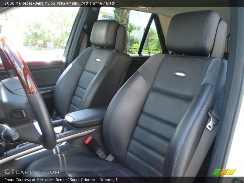 Arctic White / Black 2008 Mercedes-Benz ML 63 AMG 4Matic
