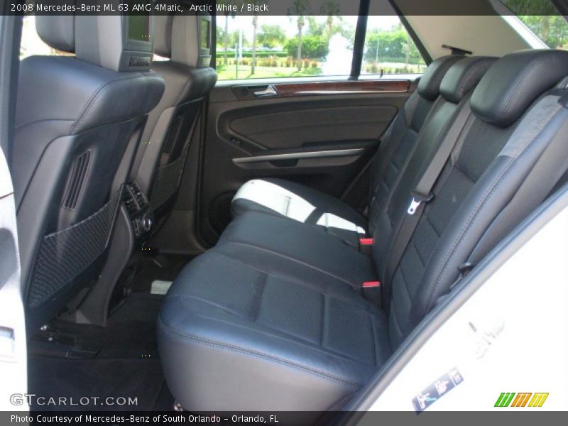 Arctic White / Black 2008 Mercedes-Benz ML 63 AMG 4Matic
