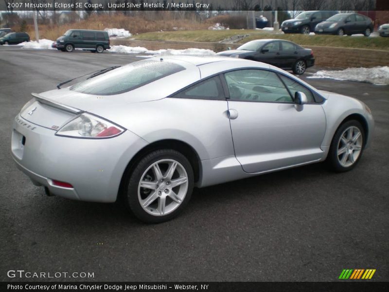 Liquid Silver Metallic / Medium Gray 2007 Mitsubishi Eclipse SE Coupe
