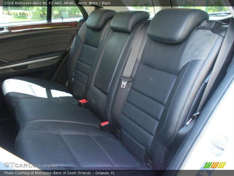 Arctic White / Black 2008 Mercedes-Benz ML 63 AMG 4Matic