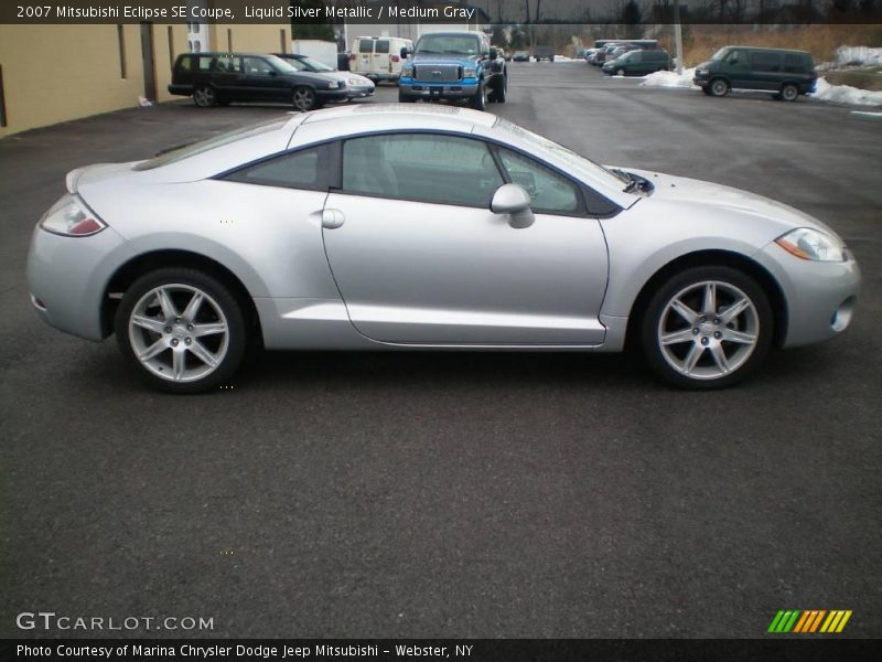 Liquid Silver Metallic / Medium Gray 2007 Mitsubishi Eclipse SE Coupe