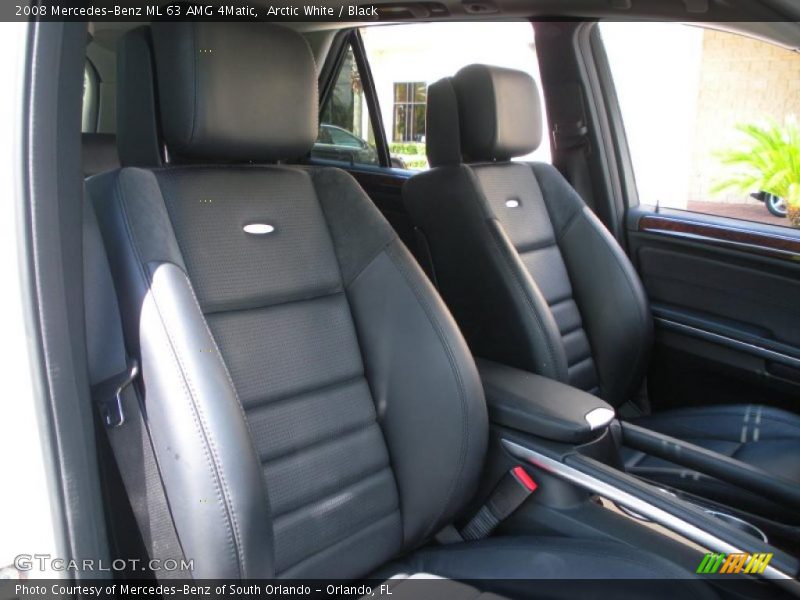 Arctic White / Black 2008 Mercedes-Benz ML 63 AMG 4Matic