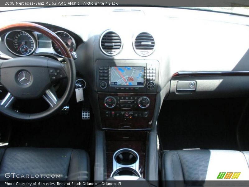 Arctic White / Black 2008 Mercedes-Benz ML 63 AMG 4Matic
