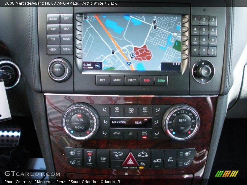 Arctic White / Black 2008 Mercedes-Benz ML 63 AMG 4Matic