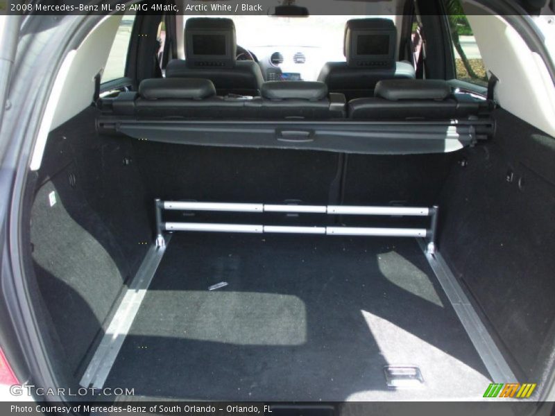 Arctic White / Black 2008 Mercedes-Benz ML 63 AMG 4Matic
