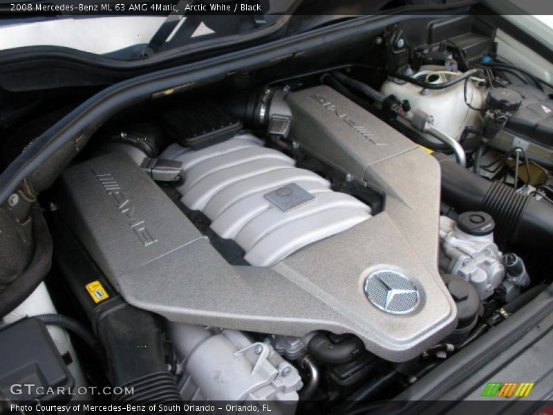 Arctic White / Black 2008 Mercedes-Benz ML 63 AMG 4Matic
