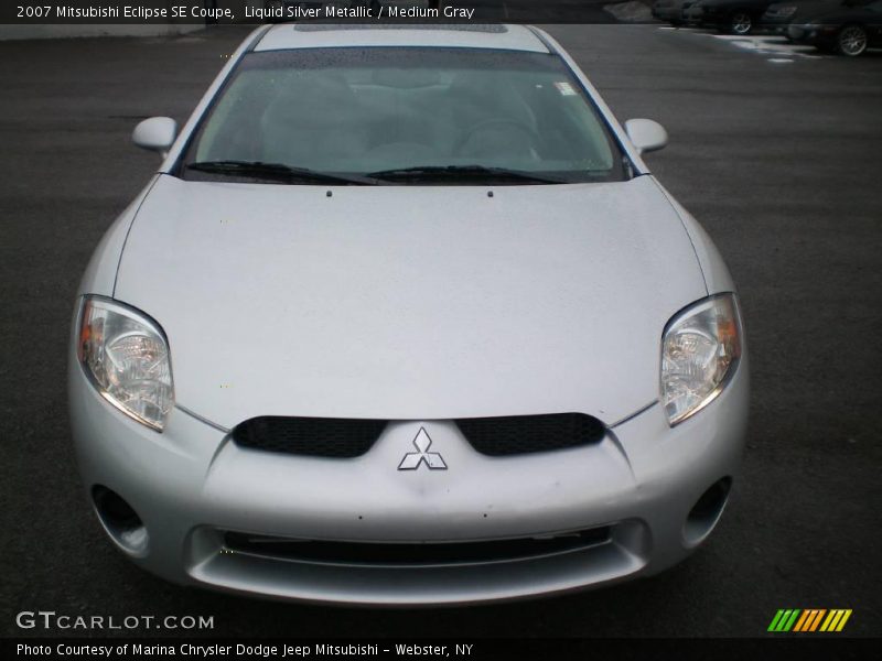 Liquid Silver Metallic / Medium Gray 2007 Mitsubishi Eclipse SE Coupe