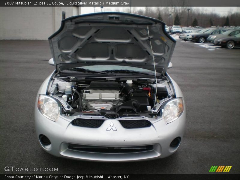 Liquid Silver Metallic / Medium Gray 2007 Mitsubishi Eclipse SE Coupe
