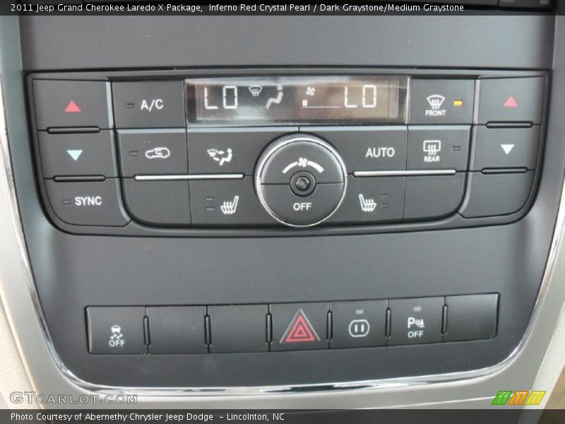 Inferno Red Crystal Pearl / Dark Graystone/Medium Graystone 2011 Jeep Grand Cherokee Laredo X Package