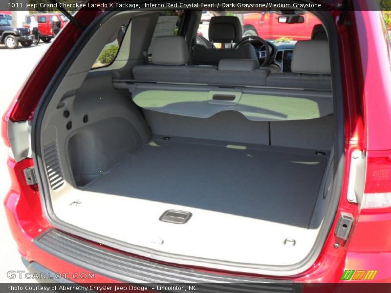 Inferno Red Crystal Pearl / Dark Graystone/Medium Graystone 2011 Jeep Grand Cherokee Laredo X Package
