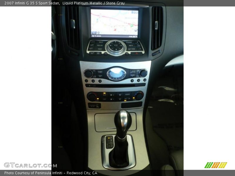 Liquid Platinum Metallic / Stone Gray 2007 Infiniti G 35 S Sport Sedan