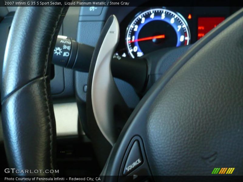 Liquid Platinum Metallic / Stone Gray 2007 Infiniti G 35 S Sport Sedan