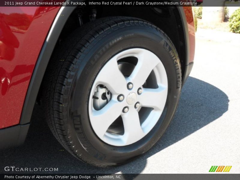 Inferno Red Crystal Pearl / Dark Graystone/Medium Graystone 2011 Jeep Grand Cherokee Laredo X Package