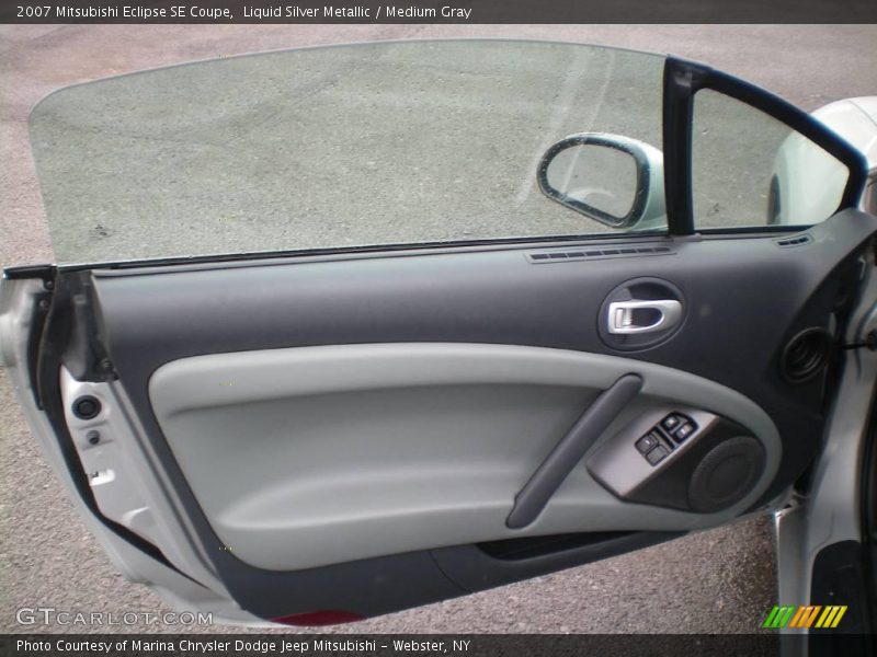 Liquid Silver Metallic / Medium Gray 2007 Mitsubishi Eclipse SE Coupe