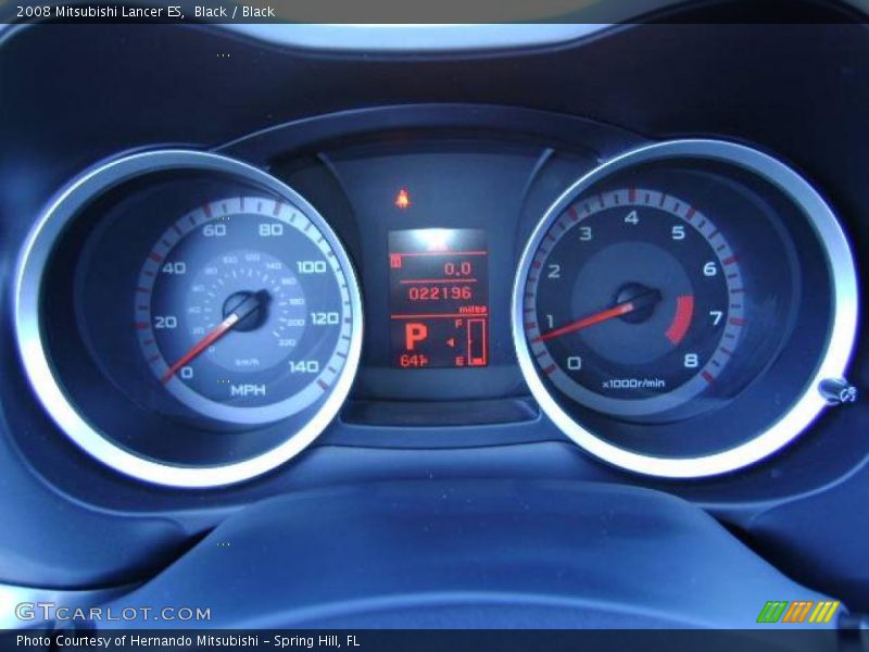 Black / Black 2008 Mitsubishi Lancer ES