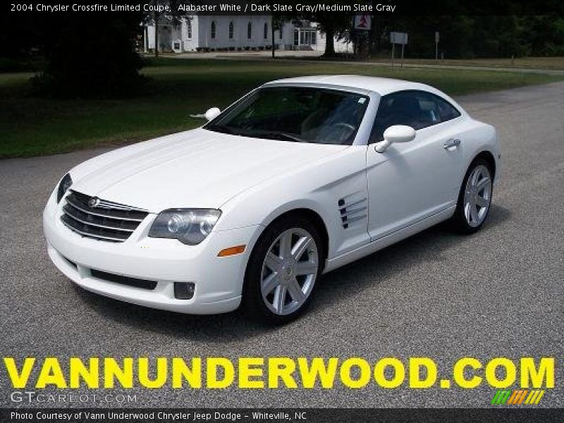 Alabaster White / Dark Slate Gray/Medium Slate Gray 2004 Chrysler Crossfire Limited Coupe