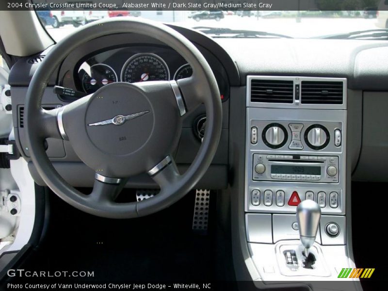 Alabaster White / Dark Slate Gray/Medium Slate Gray 2004 Chrysler Crossfire Limited Coupe