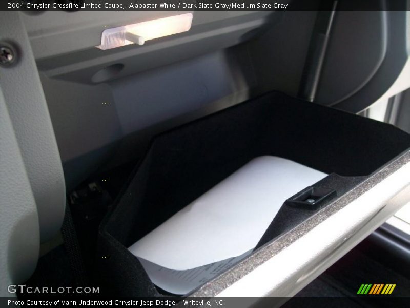 Alabaster White / Dark Slate Gray/Medium Slate Gray 2004 Chrysler Crossfire Limited Coupe