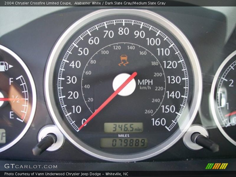 Alabaster White / Dark Slate Gray/Medium Slate Gray 2004 Chrysler Crossfire Limited Coupe