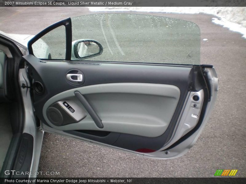 Liquid Silver Metallic / Medium Gray 2007 Mitsubishi Eclipse SE Coupe