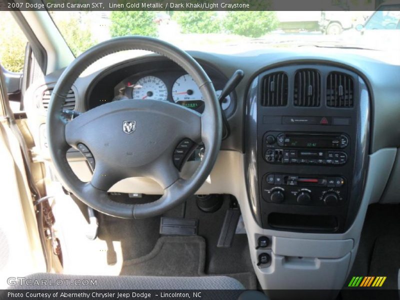 Linen Gold Metallic / Dark Khaki/Light Graystone 2007 Dodge Grand Caravan SXT