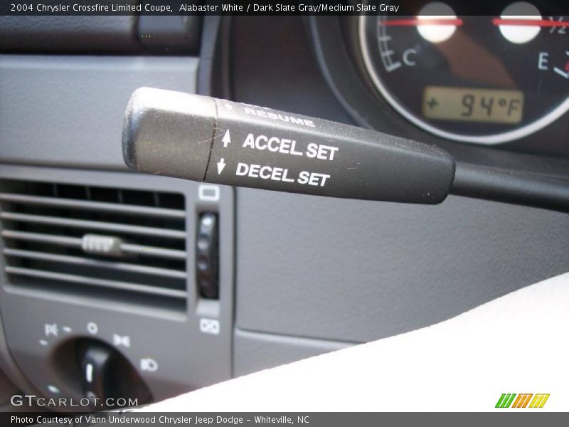 Alabaster White / Dark Slate Gray/Medium Slate Gray 2004 Chrysler Crossfire Limited Coupe