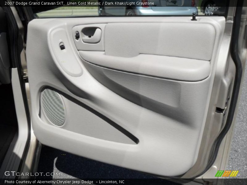 Linen Gold Metallic / Dark Khaki/Light Graystone 2007 Dodge Grand Caravan SXT