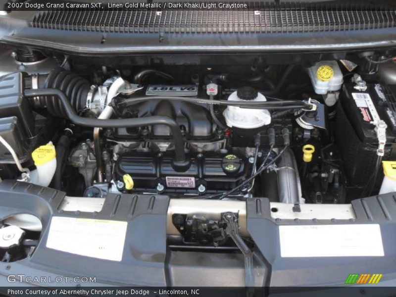 Linen Gold Metallic / Dark Khaki/Light Graystone 2007 Dodge Grand Caravan SXT