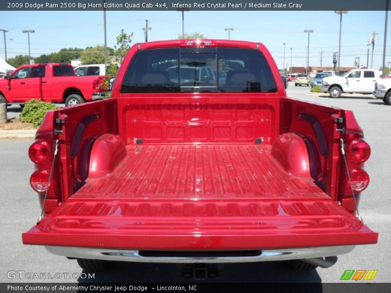 Inferno Red Crystal Pearl / Medium Slate Gray 2009 Dodge Ram 2500 Big Horn Edition Quad Cab 4x4