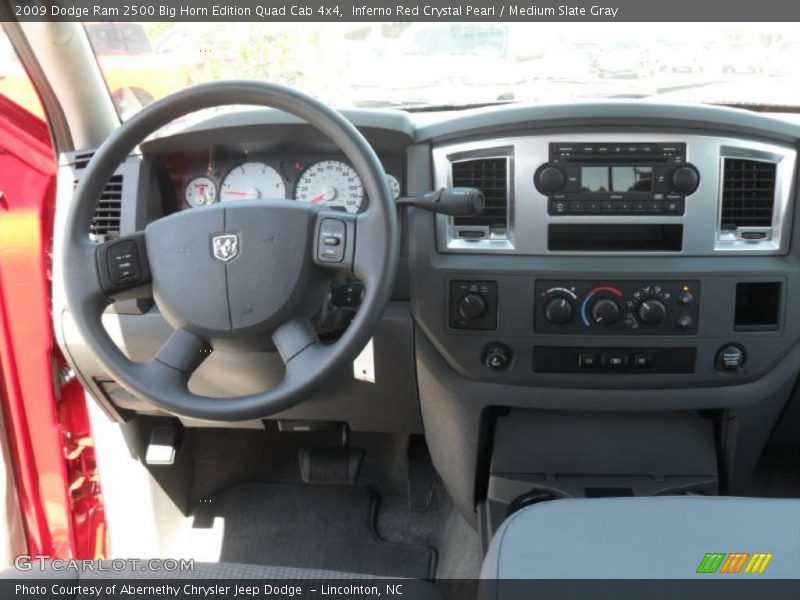 Inferno Red Crystal Pearl / Medium Slate Gray 2009 Dodge Ram 2500 Big Horn Edition Quad Cab 4x4