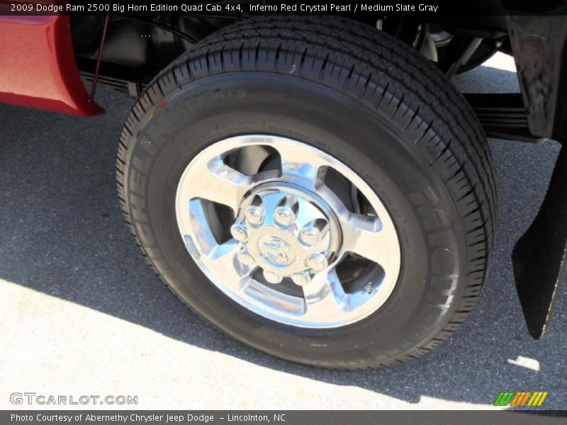 Inferno Red Crystal Pearl / Medium Slate Gray 2009 Dodge Ram 2500 Big Horn Edition Quad Cab 4x4