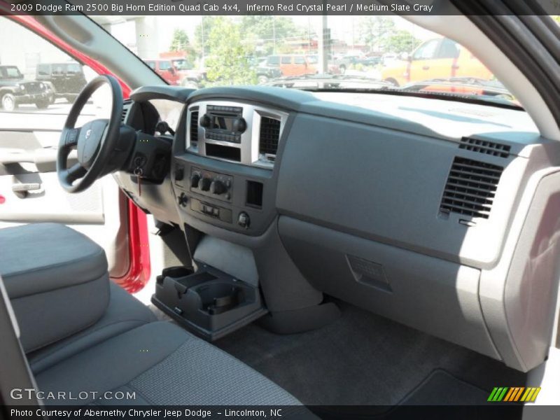 Inferno Red Crystal Pearl / Medium Slate Gray 2009 Dodge Ram 2500 Big Horn Edition Quad Cab 4x4