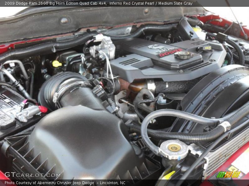 Inferno Red Crystal Pearl / Medium Slate Gray 2009 Dodge Ram 2500 Big Horn Edition Quad Cab 4x4