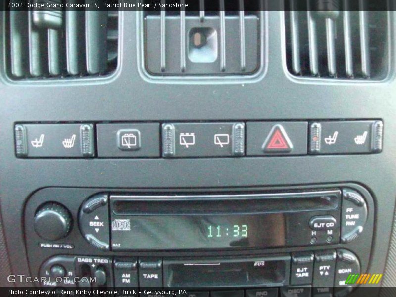 Patriot Blue Pearl / Sandstone 2002 Dodge Grand Caravan ES