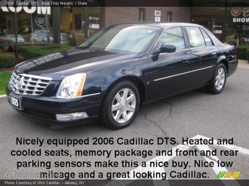 Blue Chip Metallic / Shale 2006 Cadillac DTS