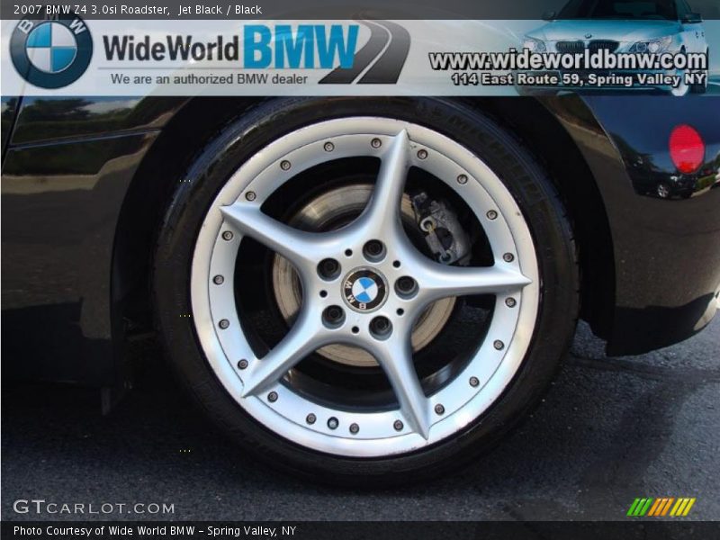 Jet Black / Black 2007 BMW Z4 3.0si Roadster