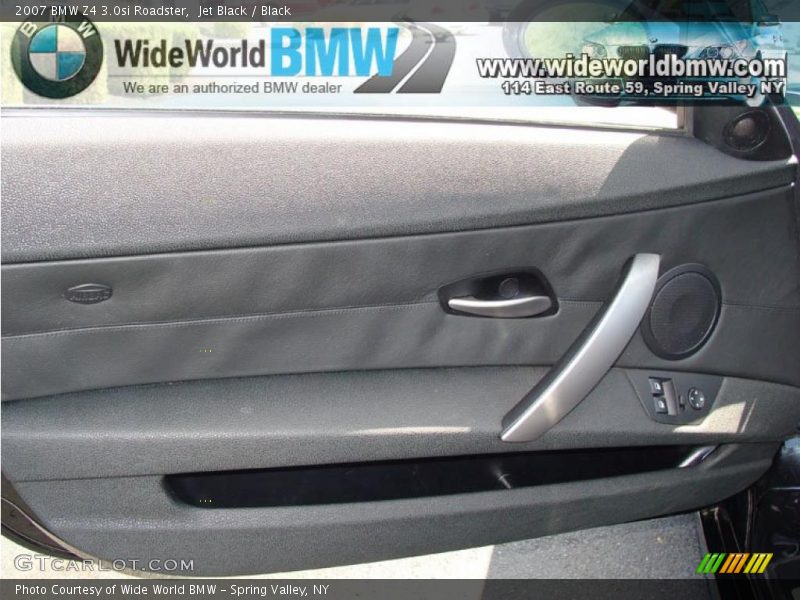 Jet Black / Black 2007 BMW Z4 3.0si Roadster