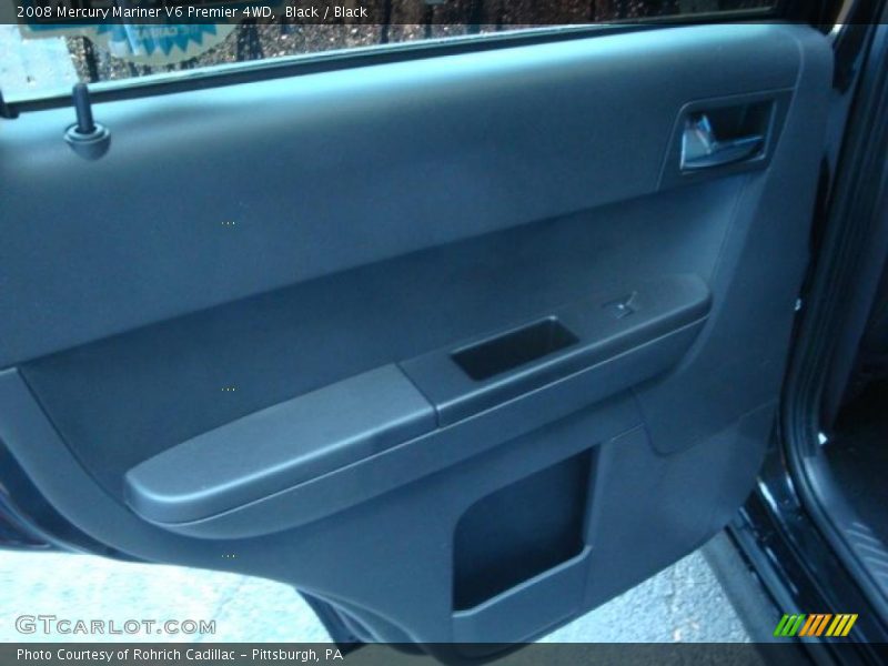 Black / Black 2008 Mercury Mariner V6 Premier 4WD