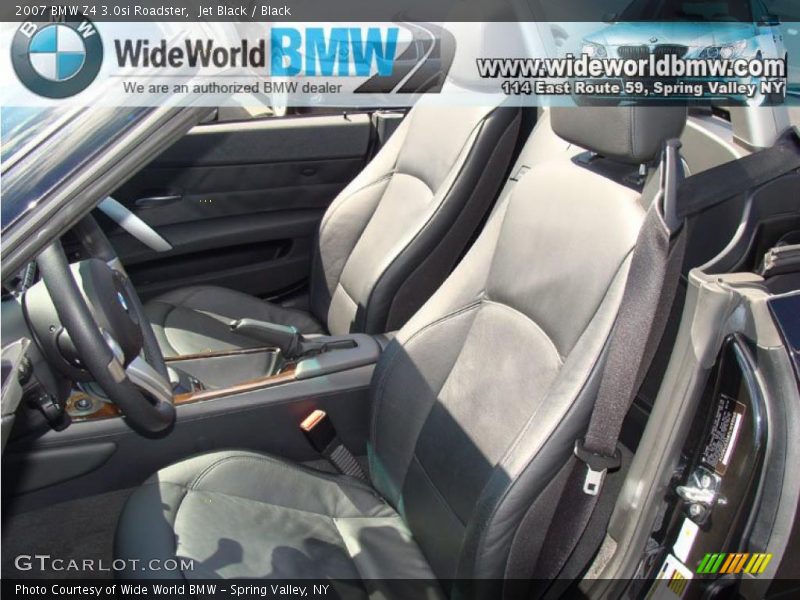 Jet Black / Black 2007 BMW Z4 3.0si Roadster