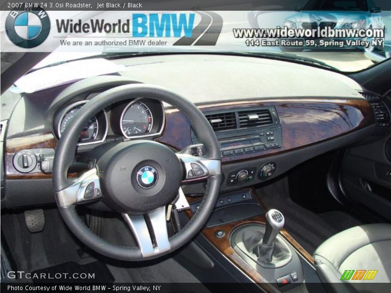Jet Black / Black 2007 BMW Z4 3.0si Roadster