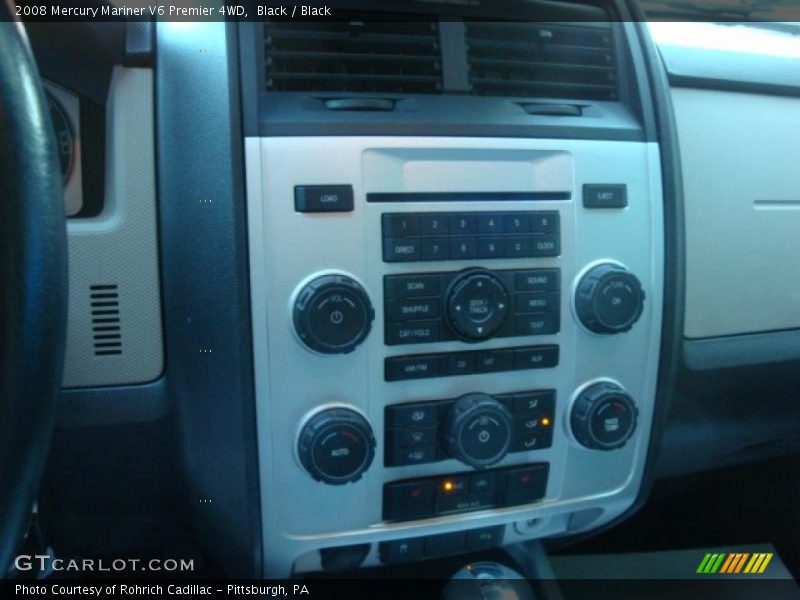 Black / Black 2008 Mercury Mariner V6 Premier 4WD