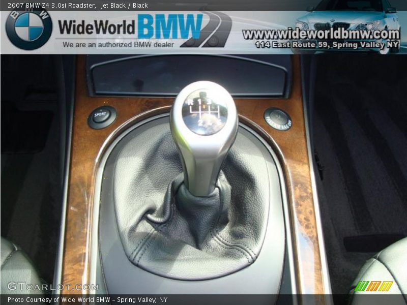 Jet Black / Black 2007 BMW Z4 3.0si Roadster